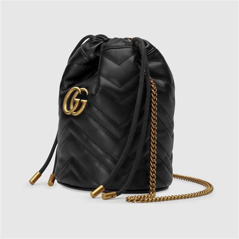 Gucci Super mini borsa a secchiello GG